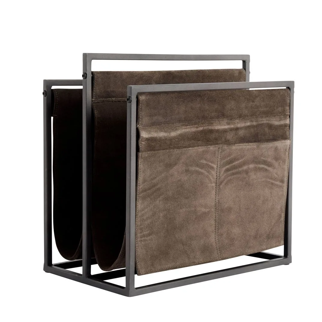 MUUBS Bronx Magazine Rack Bronx-black | Scandinavian Design | Magazine racks | Brown