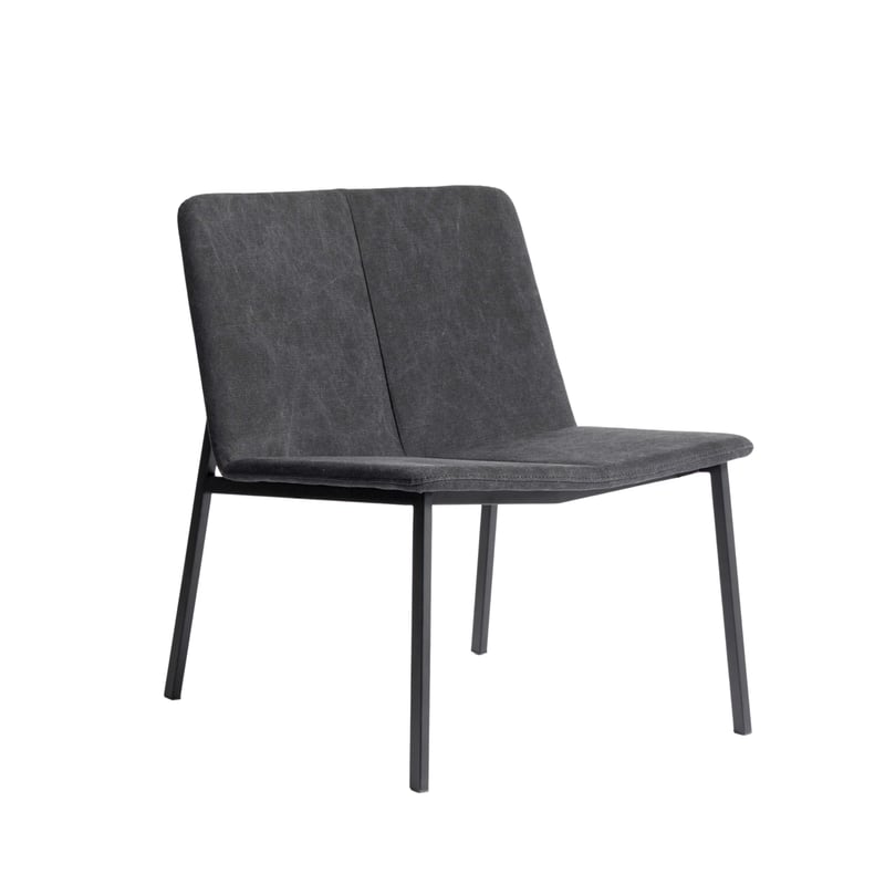 MUUBS Chamfer lounge chair Anthracite