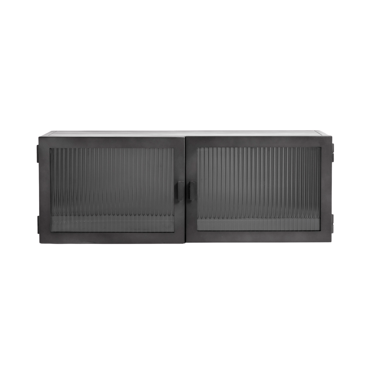 MUUBS Dallas wall cabinet 80 cm Black | Scandinavian Design | Display & glass cabinets | Black