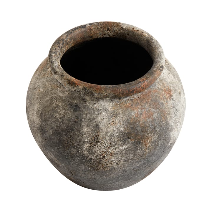 Echo flower pot 25 cm - rust-grey - MUUBS
