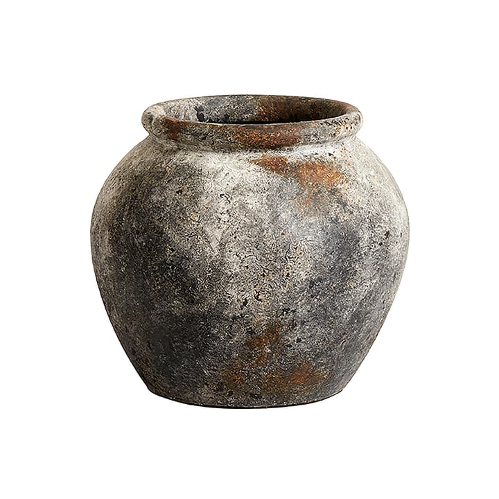 Echo flower pot 25 cm - rust-grey - MUUBS