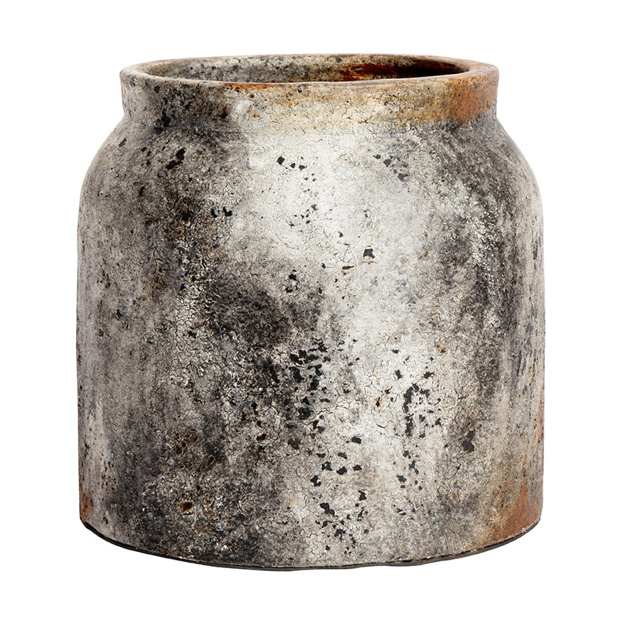 MUUBS Echo flower pot o28 cm Rust-grey | Scandinavian Design | Flower pots | Grey