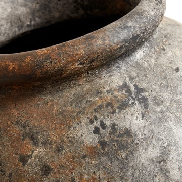Echo flower pot h50 cm Ø37 cm - rust-grey - MUUBS