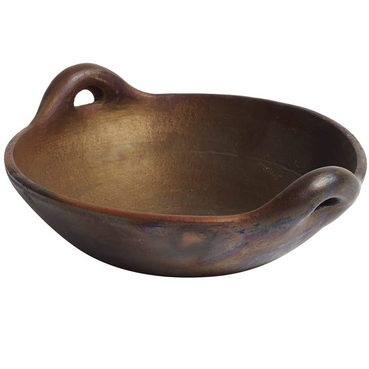 Hazel bowl with handle L - Brown - MUUBS