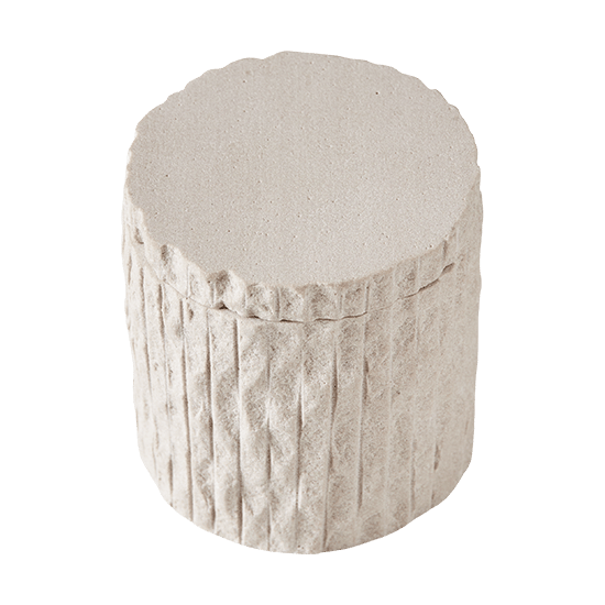 Kama jar with lid Ø9,5 cm - Sand - MUUBS