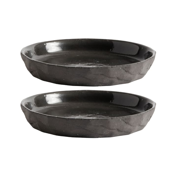 Kuri plate Ø16 cm 2-pack - Stone - MUUBS