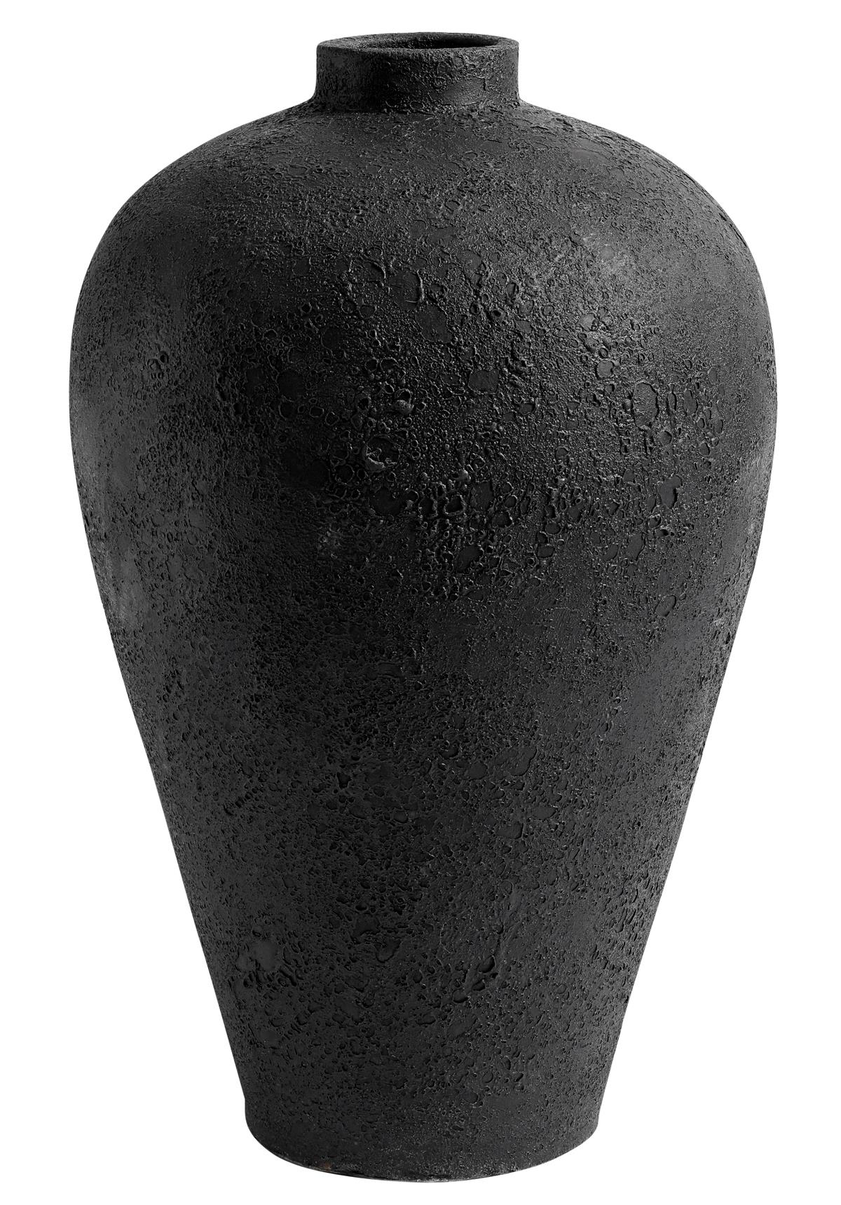 MUUBS Luna pot 60x35cm Black-terracotta | Scandinavian Design | Flower pots | Black