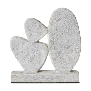 Luna sculpture - Grey, 12x3x21.5 cm - MUUBS