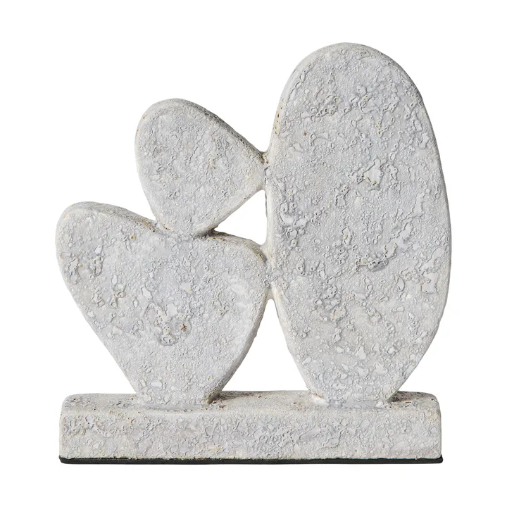 Luna sculpture - Grey, 12x3x21.5 cm - MUUBS
