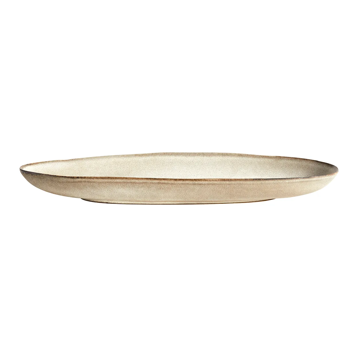 MUUBS Mame serving saucer 36.5 cm ostron | Scandinavian Design | Serving platters & dishes | Beige