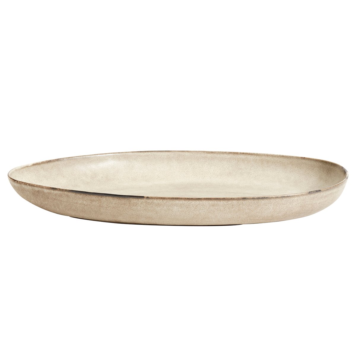 MUUBS Mame serving saucer 43 cm ostron | Scandinavian Design | Serving platters & dishes | Beige