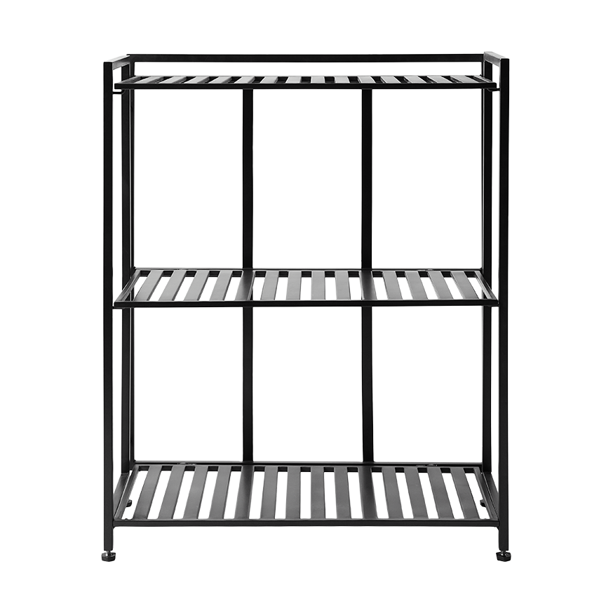 MUUBS Manhattan Low shelf 65,5x33x79,5 cm Black | Scandinavian Design | Shelves & shelving systems | Black
