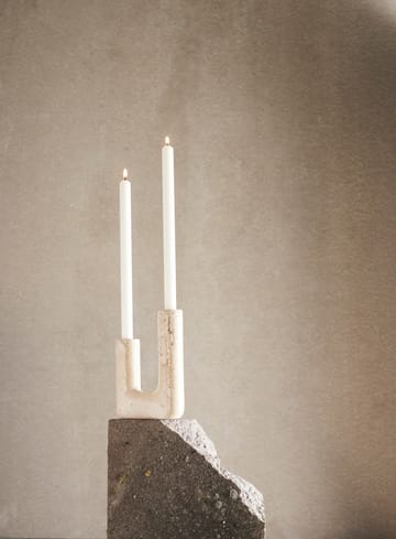Minerva candle sticks 20 cm - Cream - MUUBS