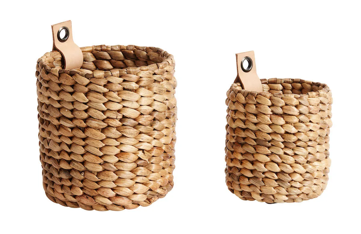 MUUBS Mini baskets 2-pack Brown | Scandinavian Design | Storage baskets | Brown