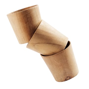 Muubs teak egg cup - Nature - MUUBS