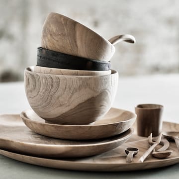 Muubs teak egg cup - Nature - MUUBS