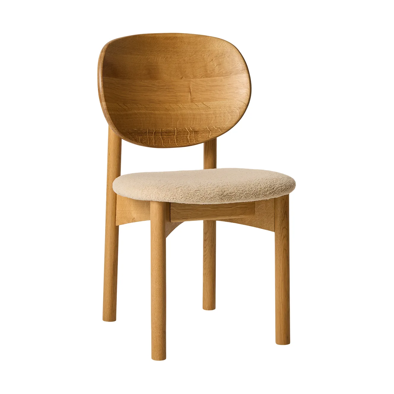 Oka chair, Natural oiled oak, sand MUUBS
