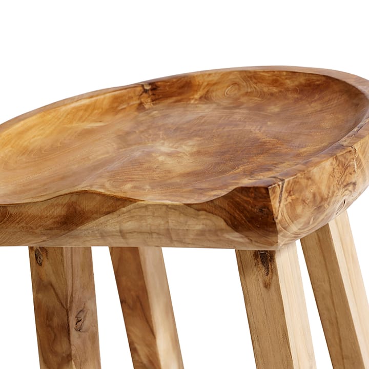 Oval barstool - Natural - MUUBS