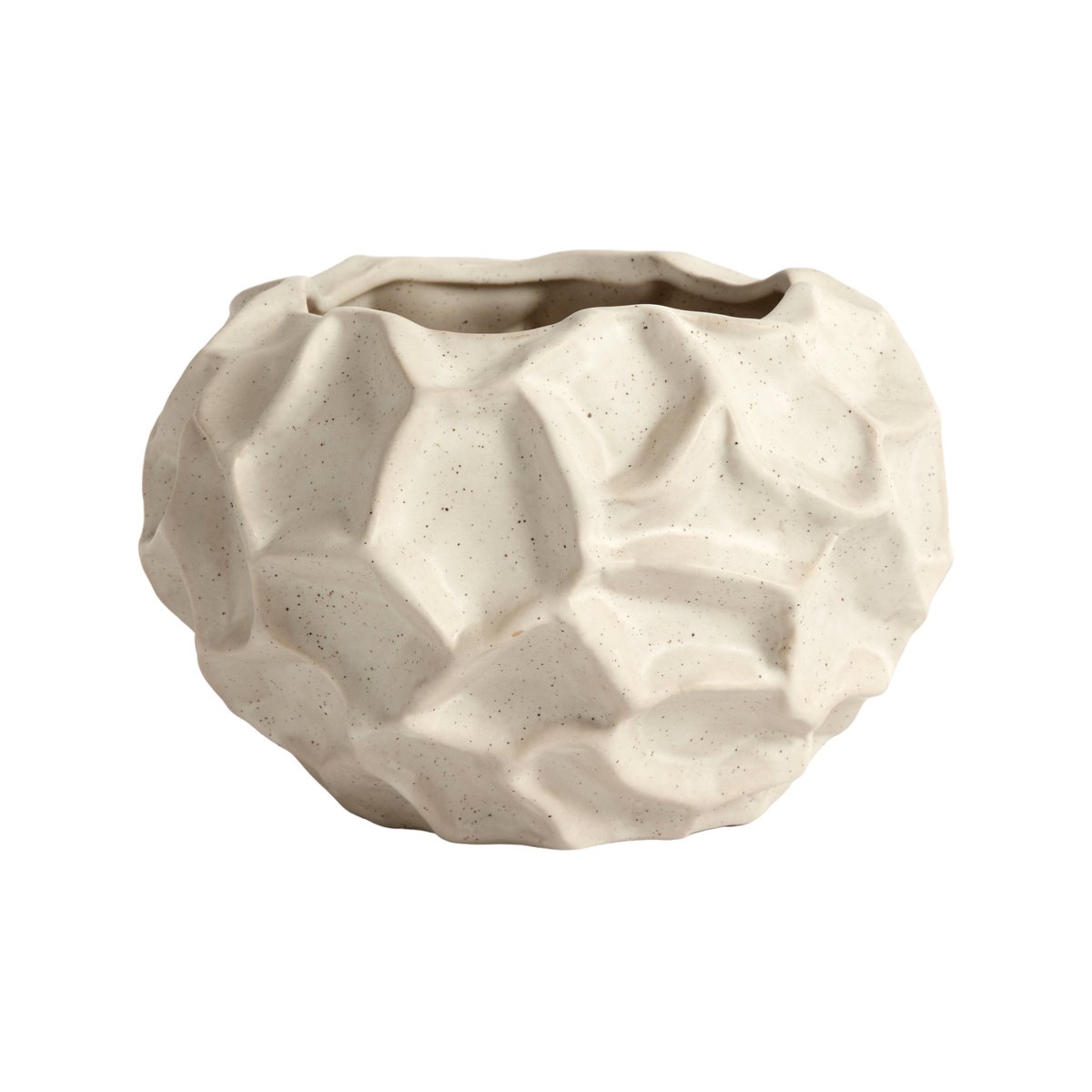 MUUBS Soil flower pot o18 cm vanilla | Scandinavian Design | Flower pots | White
