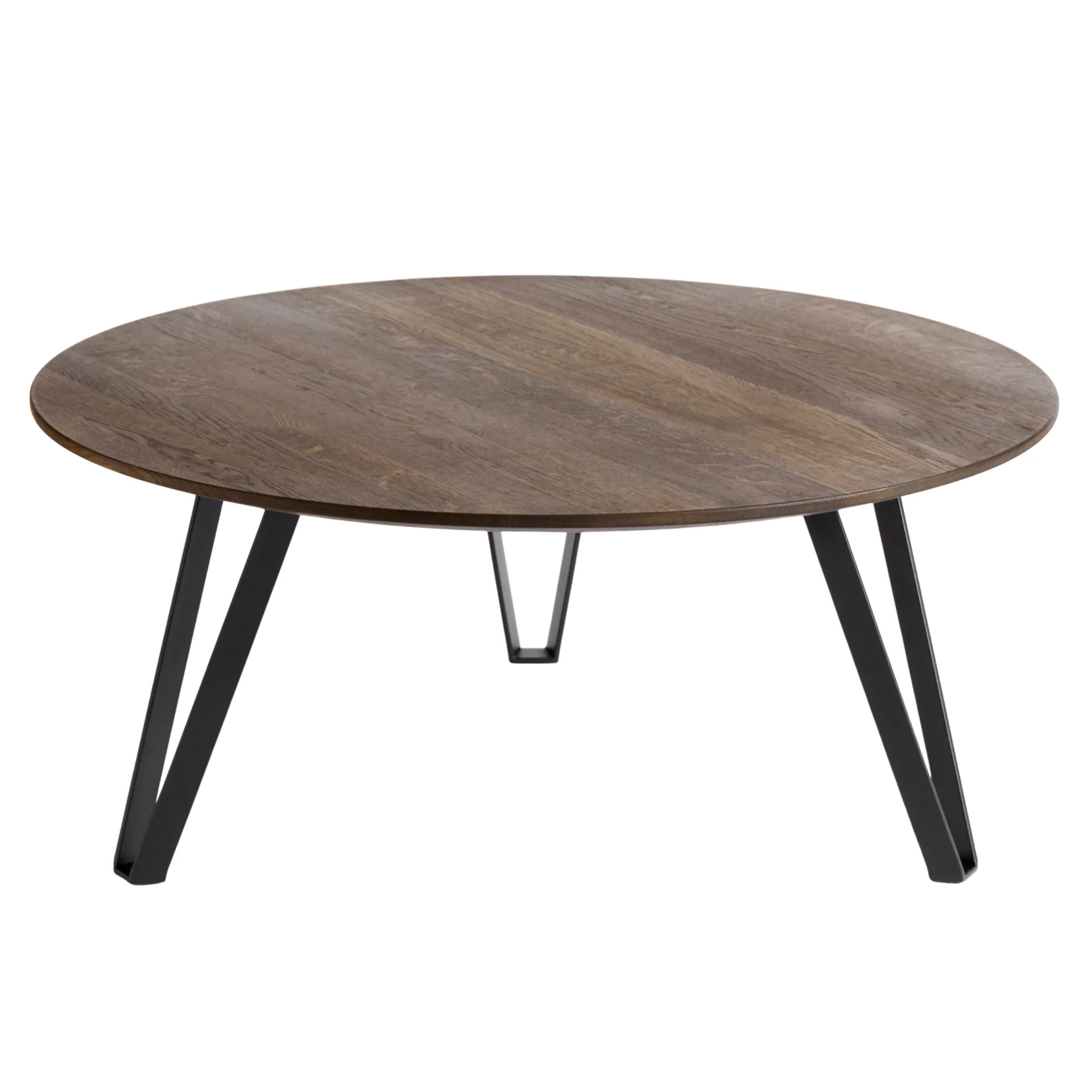 Space coffee table Ø90 cm, Smoked oak MUUBS