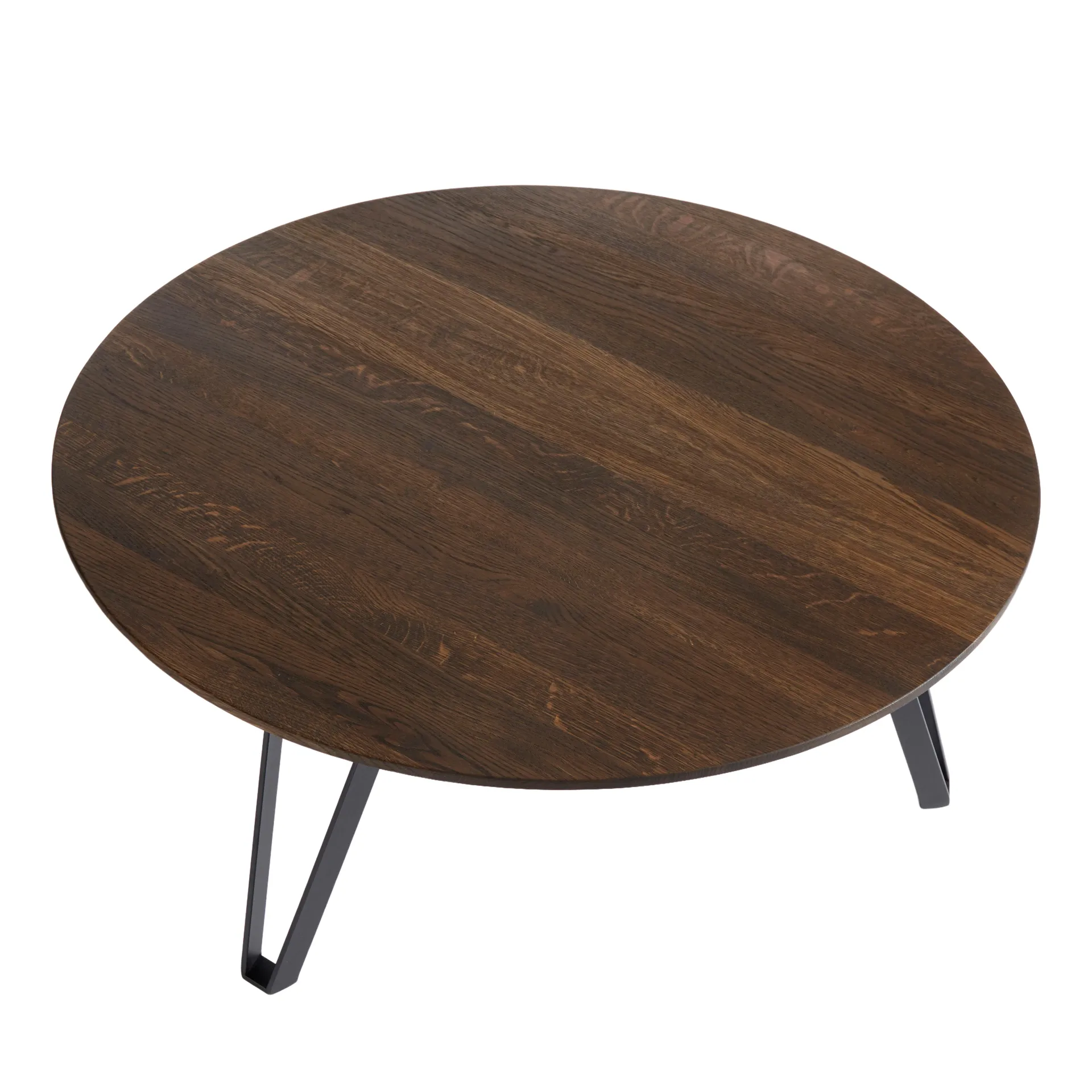 Space coffee table Ø90 cm, Smoked oak MUUBS