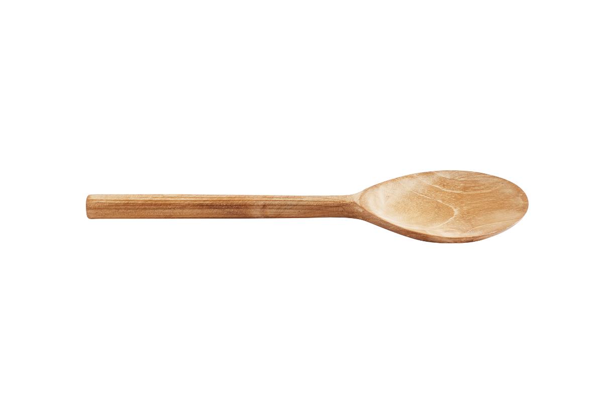 MUUBS Spoon large 25 cm Nature | Scandinavian Design | Salad servers | Brown
