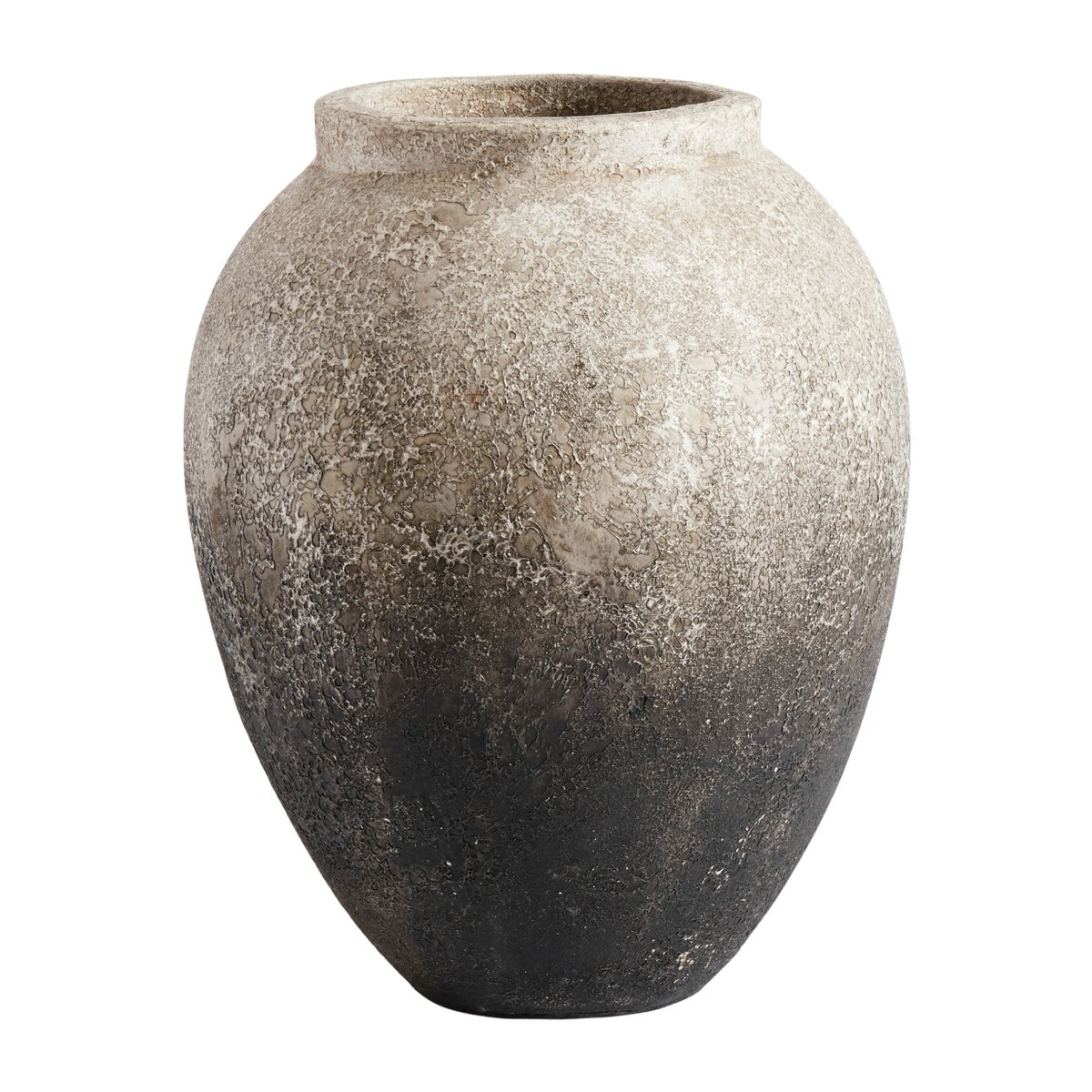 MUUBS Story flower pot h28 cm o23 cm grey | Scandinavian Design | Flower pots | Grey