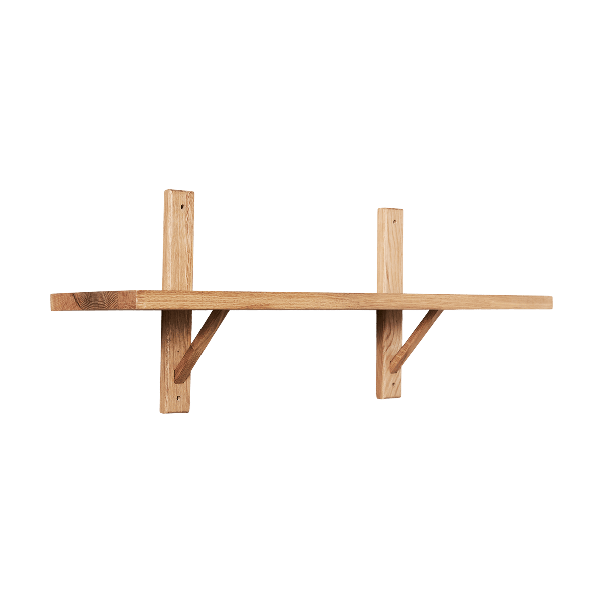 MUUBS Toronto wall shelf 93 cm Natural oiled oak | Scandinavian Design | Shelves & shelving systems | Brown