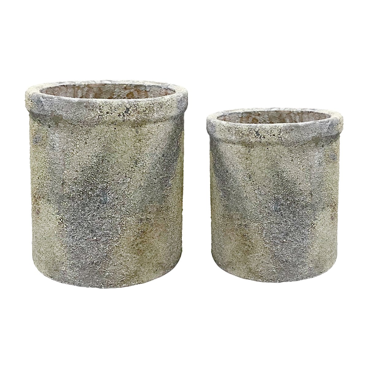 MUUBS Treasure flower pot set of 2 o18 and o23 cm | Scandinavian Design | Flower pots | Grey