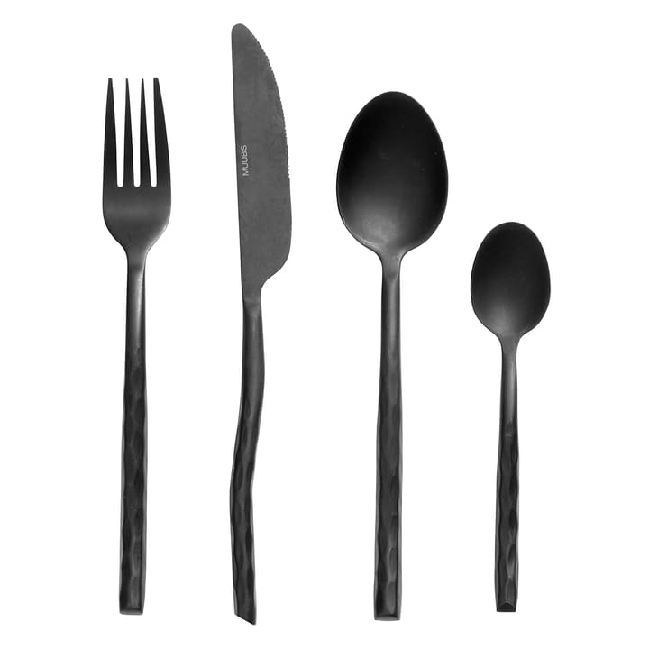 Uta cutlery 16 pieces - black - MUUBS