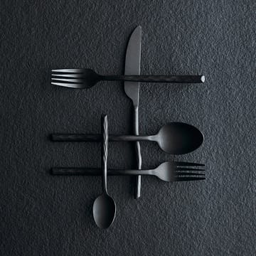 Uta cutlery 16 pieces - Matt black - MUUBS