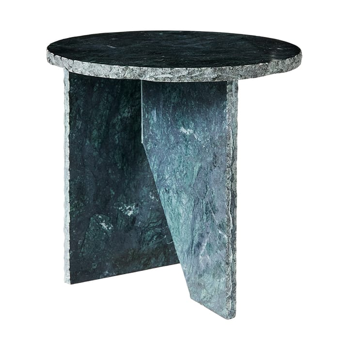 Verde side table Ø40 cm - Green marble - MUUBS