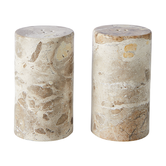 MUUBS Vita salt- and pepper mill Seashell | Scandinavian Design | Salt & Pepper shakers | Beige