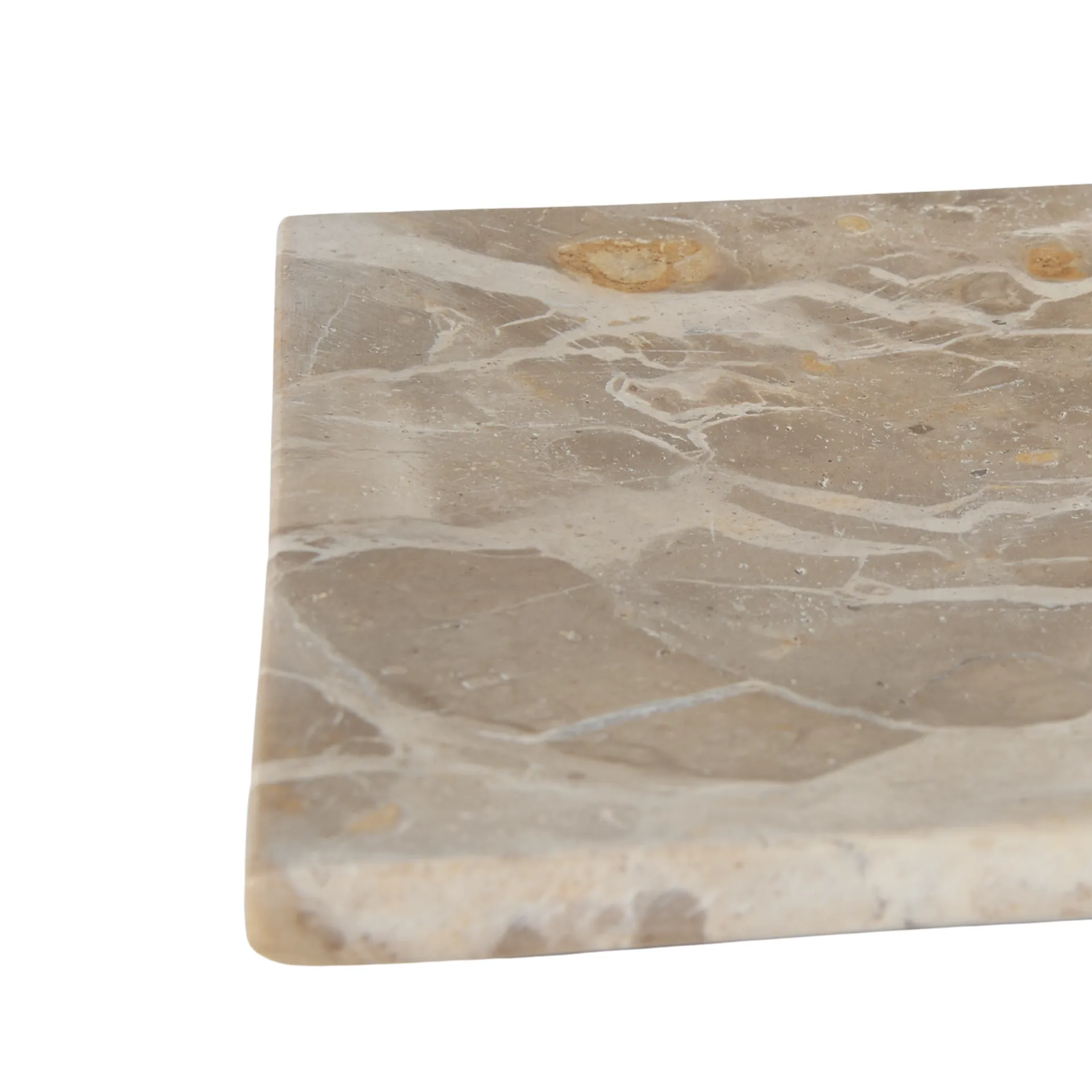 White decorative tray, Seashell, 12x12 cm MUUBS