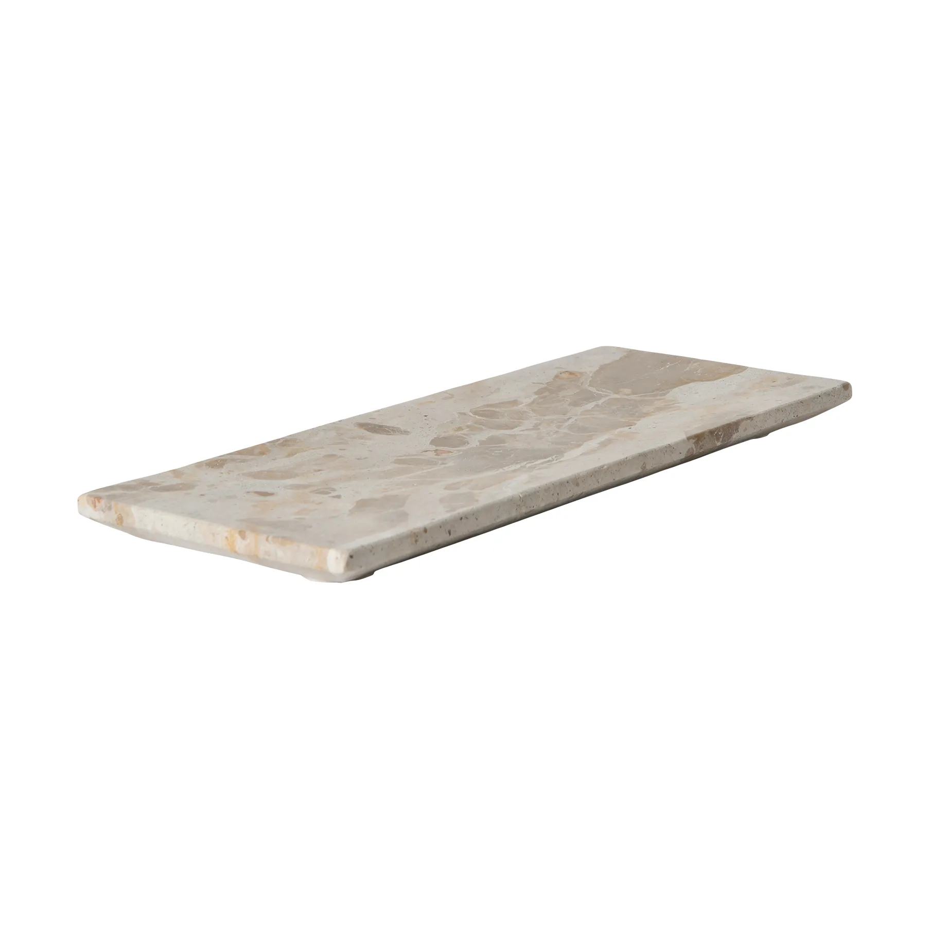 White decorative tray, Seashell, 30x12 cm MUUBS