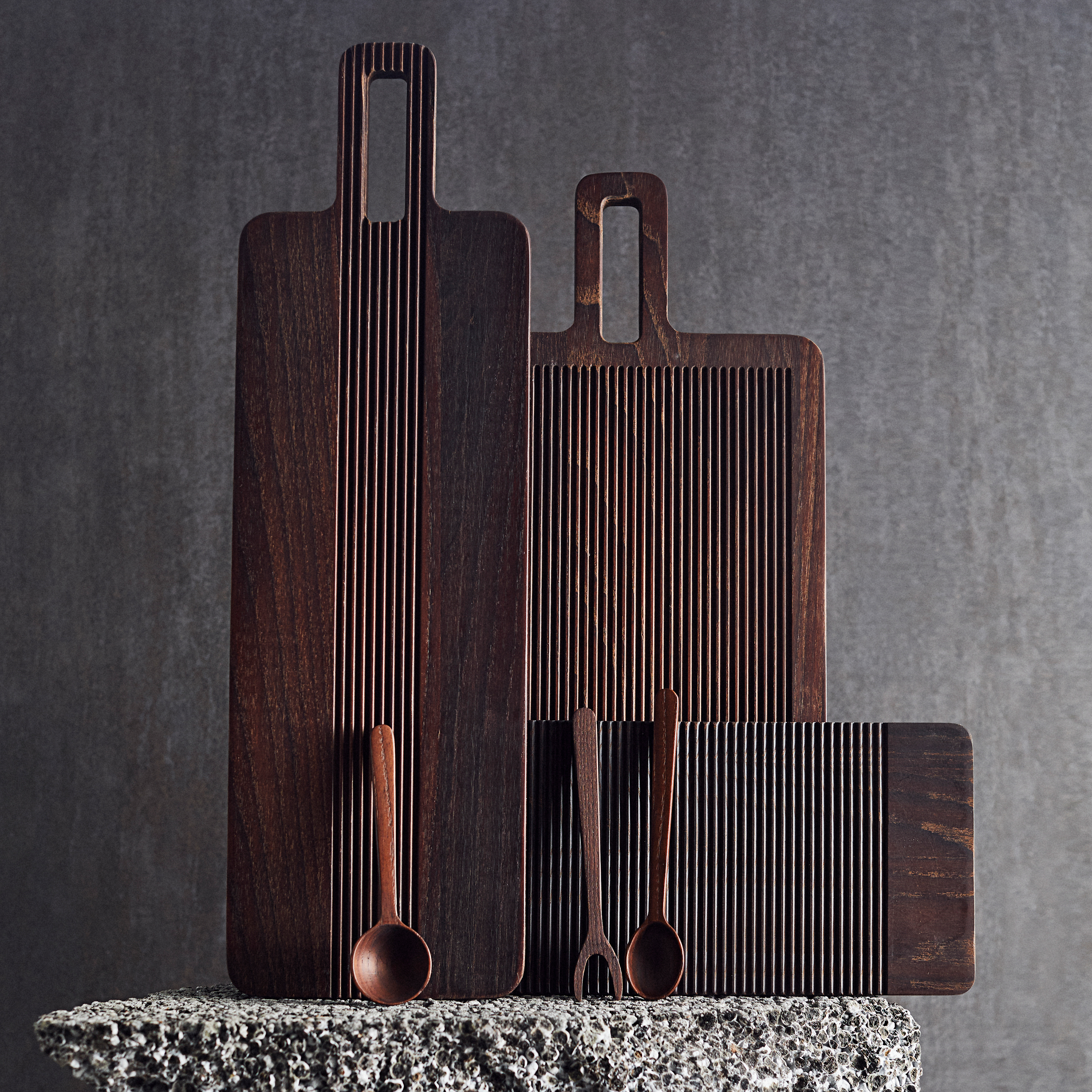 FREE SQUARES （MASH BROWN）セット Square Ottoman with Lift Off Top - Distressed Paisley