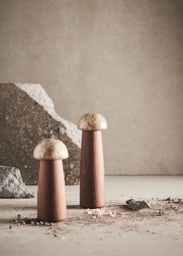 Yami salt and pepper mill M - Carbonized ash-marble - MUUBS