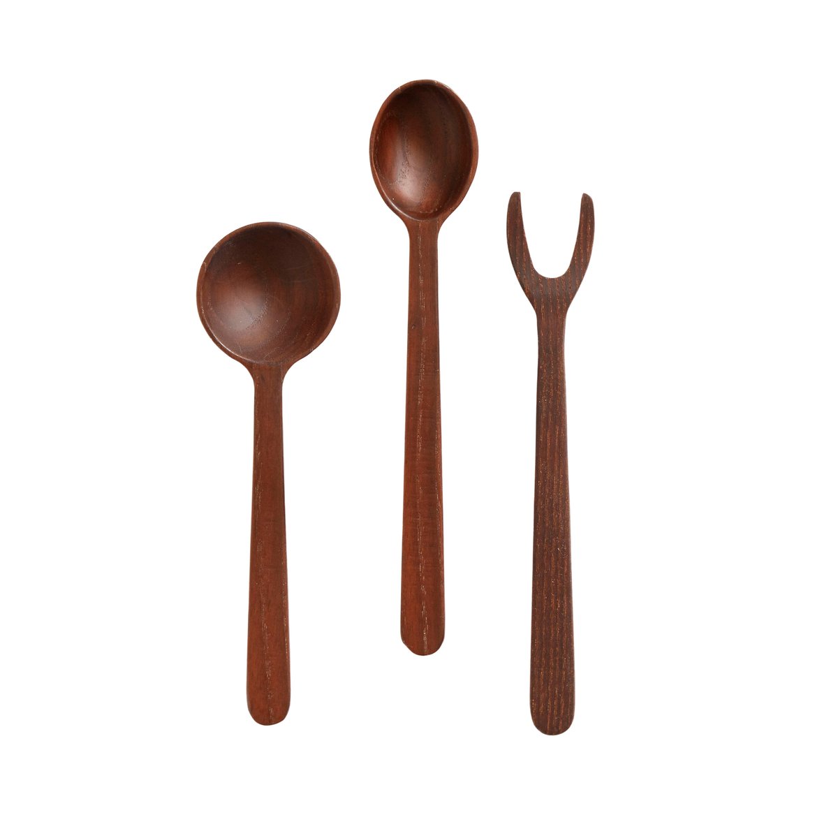 MUUBS Yami tapas set 3 pieces | Scandinavian Design | Serving utensils | Brown