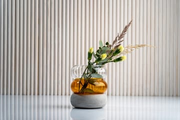 Bagel vase/lantern 12 cm - Amber - Muurla
