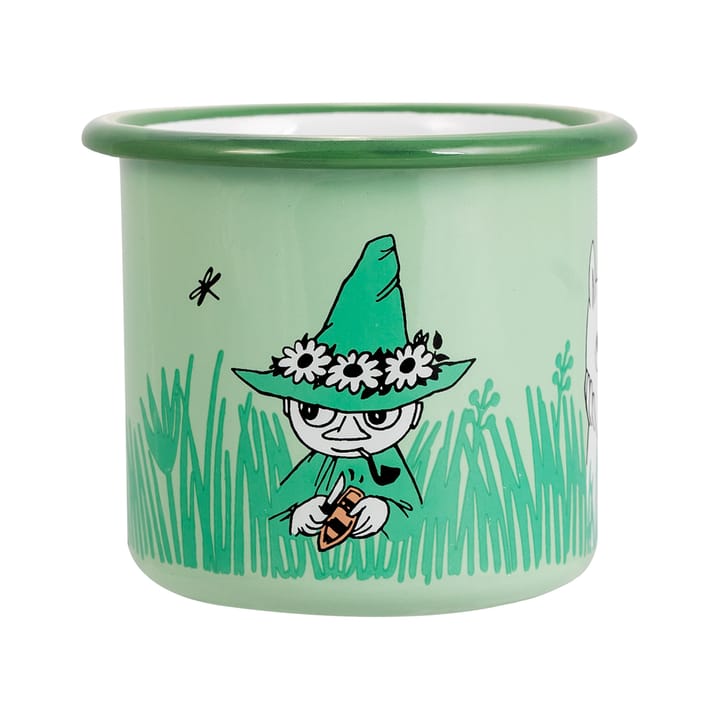 Boys enamel mug 25 cl - Green - Muurla