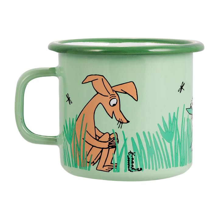 Boys enamel mug 25 cl - Green - Muurla