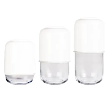 Capsule adjustable vase 18-28 cm - white-clear - Muurla