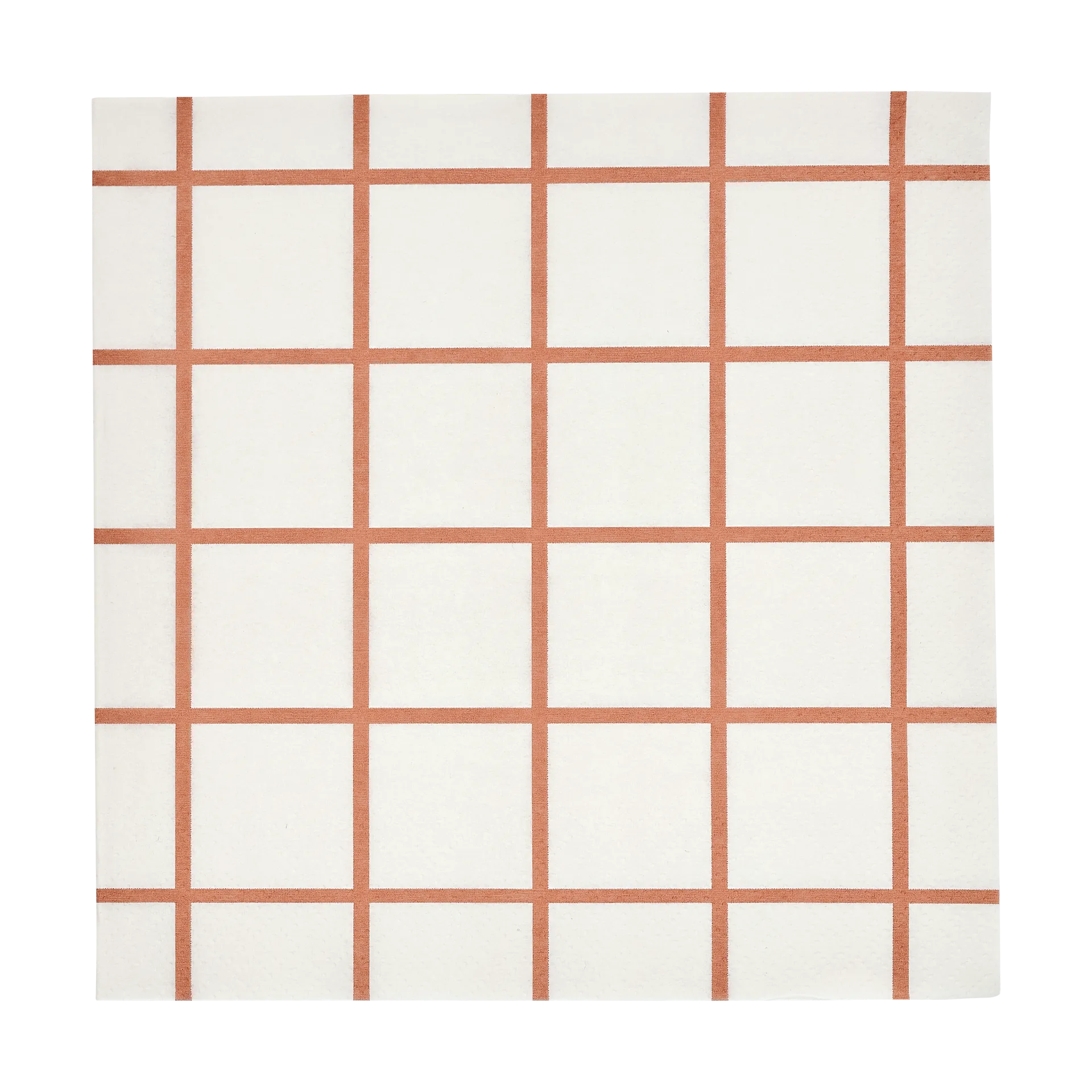 Check & Stripes paper napkin 33x33 cm 20-pack, Beige Muurla