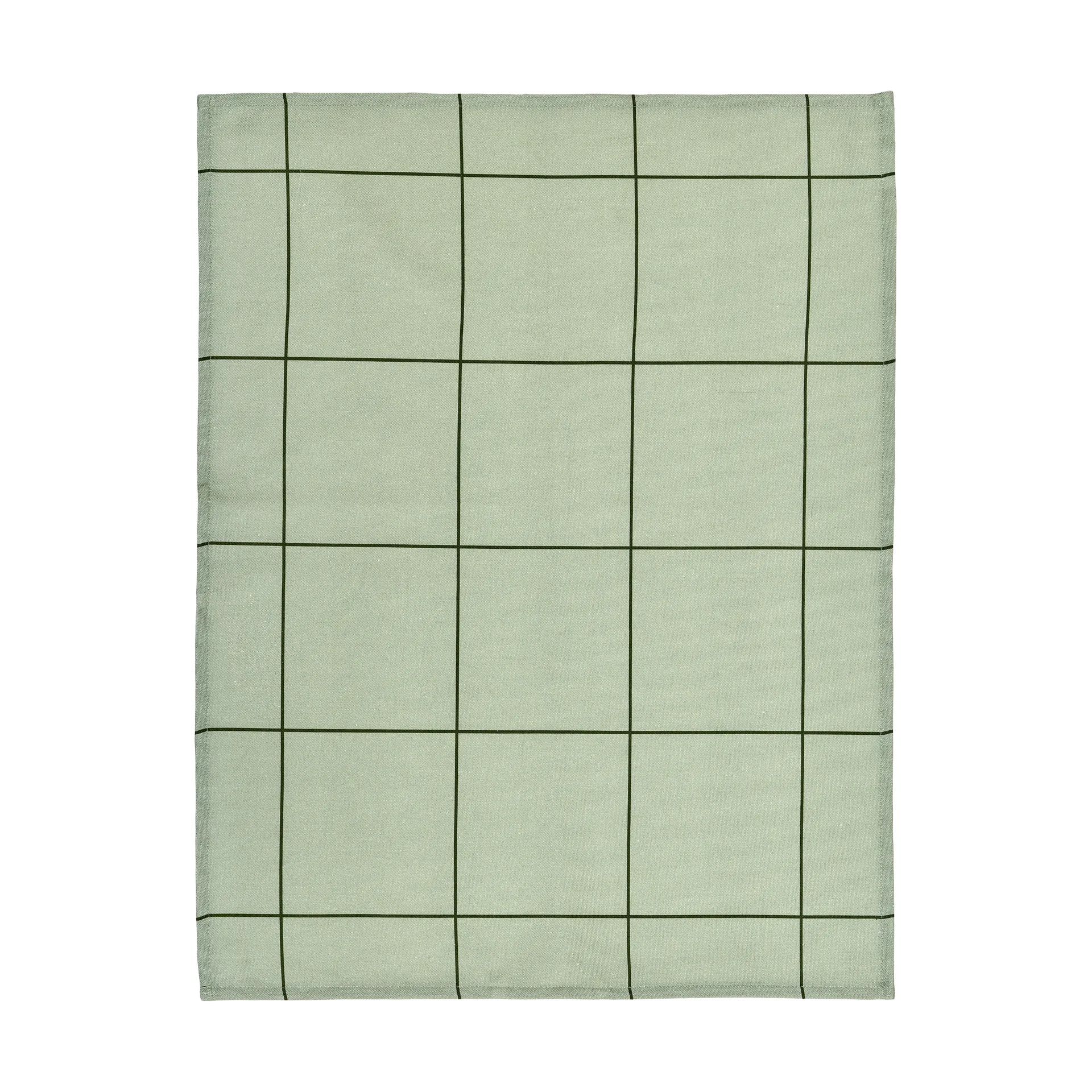Checks & Stripes kitchen towel 50x70 cm, Green Muurla