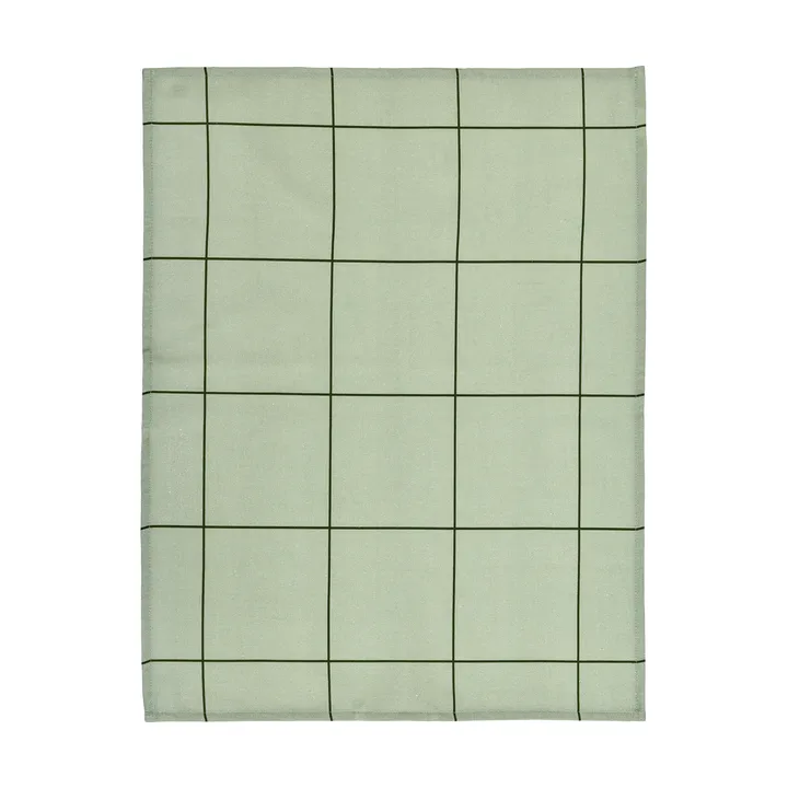 Checks & Stripes kitchen towel - Green, 50x70 cm - Muurla