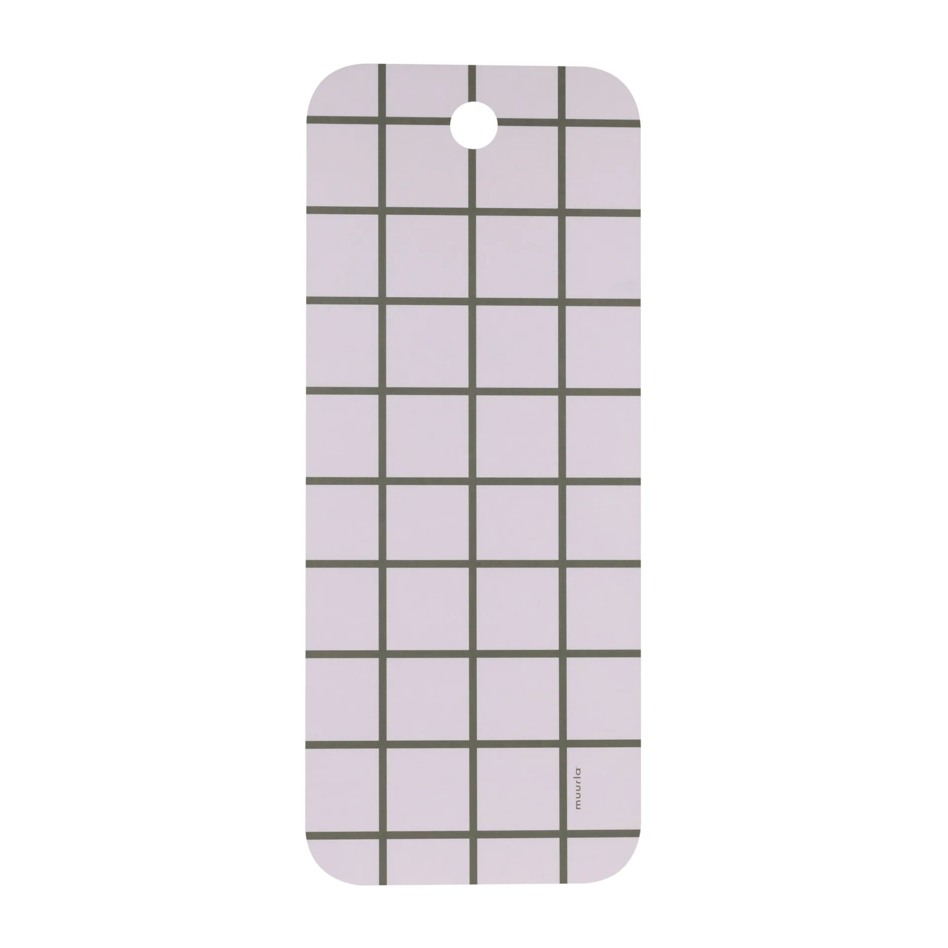 Checks & Stripes tray 18x44 cm, Green-beige Muurla