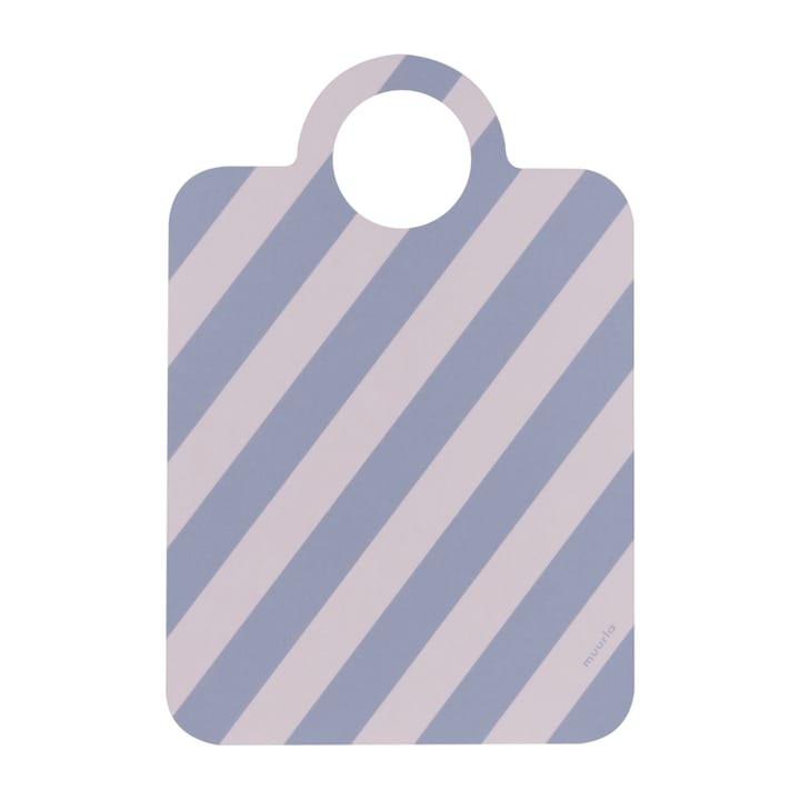 Checks & Stripes tray 21x31 cm - Mint-blue - Muurla