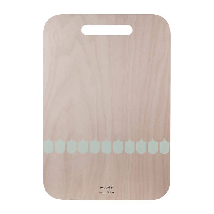 Chop & Serve Vappu tray 30x44 cm, Birch-Green Muurla