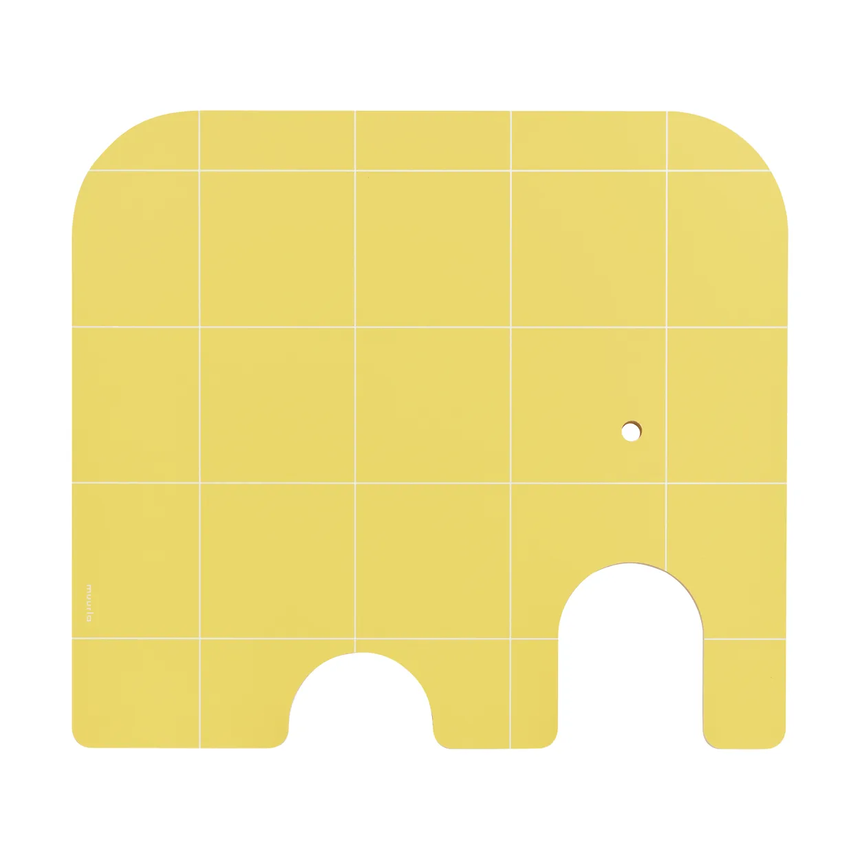 Muurla Elephant Chop & Serve cutting board L Yellow