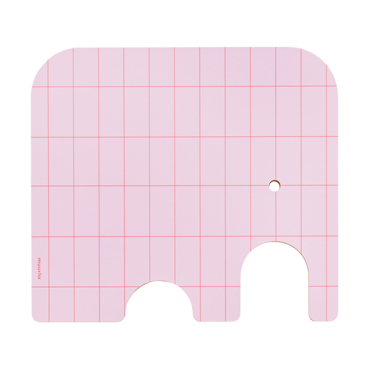 Elephant Chop & Serve Cutting Board M - Pink - Muurla